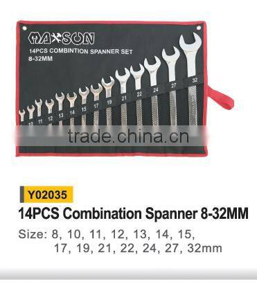 Y02031 8PCS 6-22MM combination spanner set