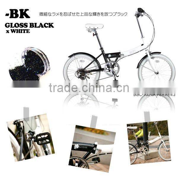 Colorful Folding Bicycle Japanese Design MINIVELO with Shimano part