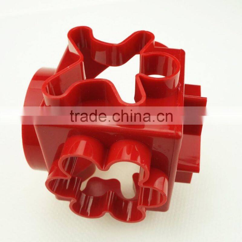 47006 6 sides plastic cookie cutter, cake mold
