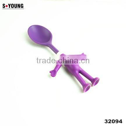 32094 Figure shape Kitchen Tools Short spoon Nylon And Silicone Material