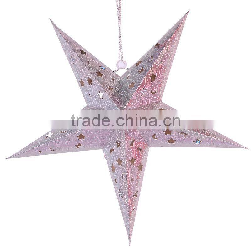 Christmas Tree Decoration Paper Material Hanging Stars Christmas Hanging Ornament&Decoration