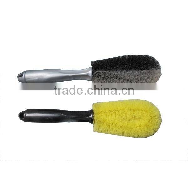 Soft bristle car alloy wheel cleaning tyre brush