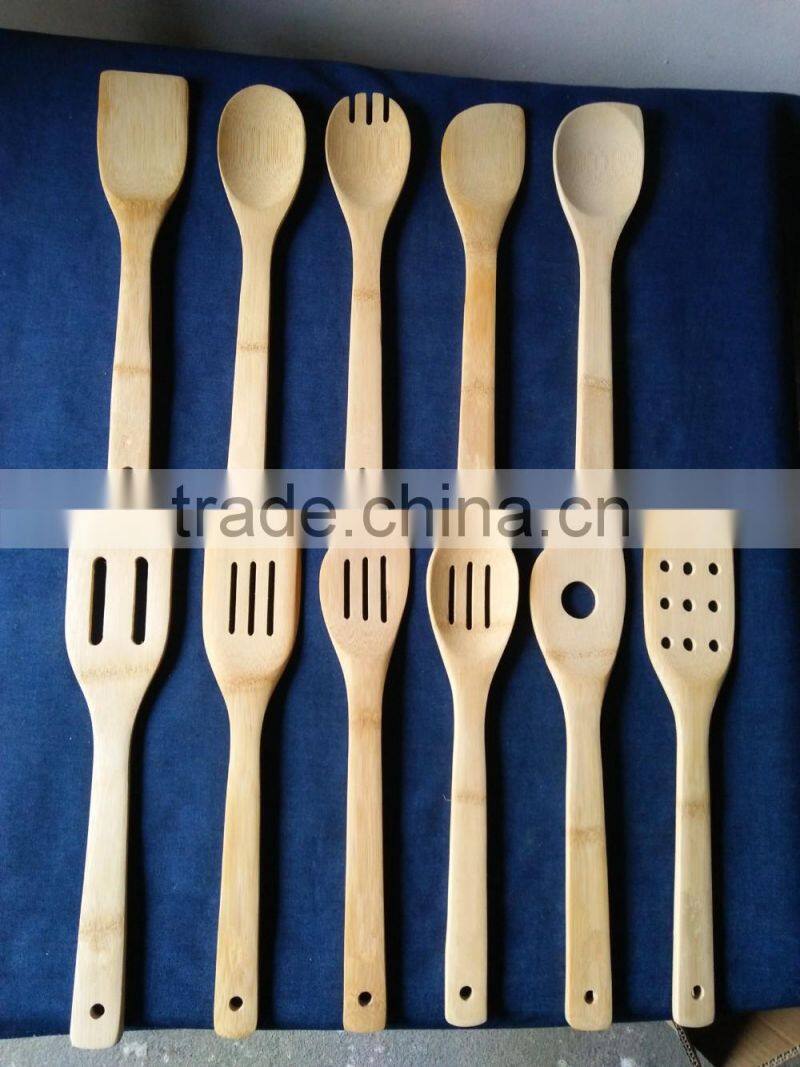11 Pcs Bamboo Kitchen Tool Set/wholesale bamboo utensil,spatula,spoon,turner