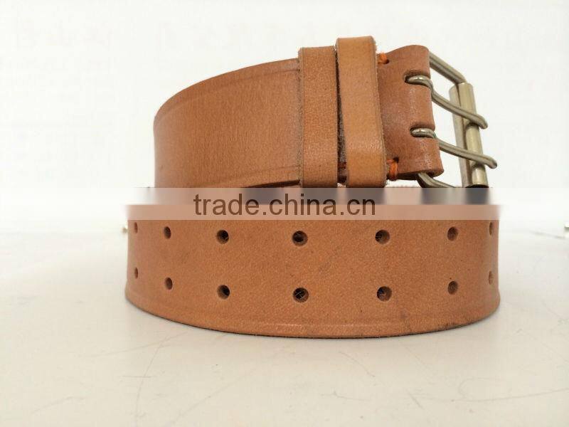 Cowhide fire rescue belt