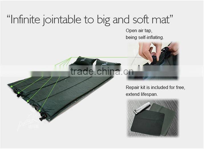 High Elasticity Folding Self-inflatable Camping Mat Beach Matress