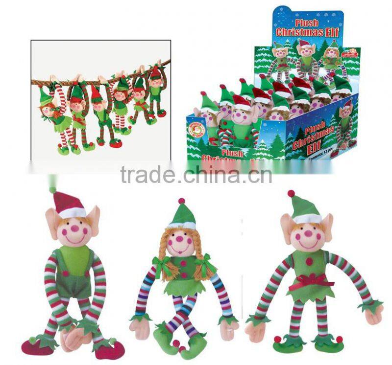 Long Arm Elf Plush Toy As Unique Christmas Gift For Children