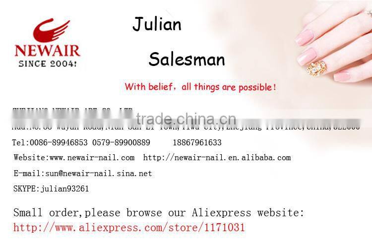 Fashion printing false&fake nail tips set+nail stickers