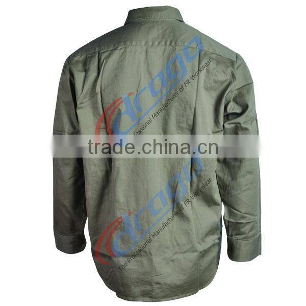wholesale pure cotton anti-UV insect repellent fireproof shirt