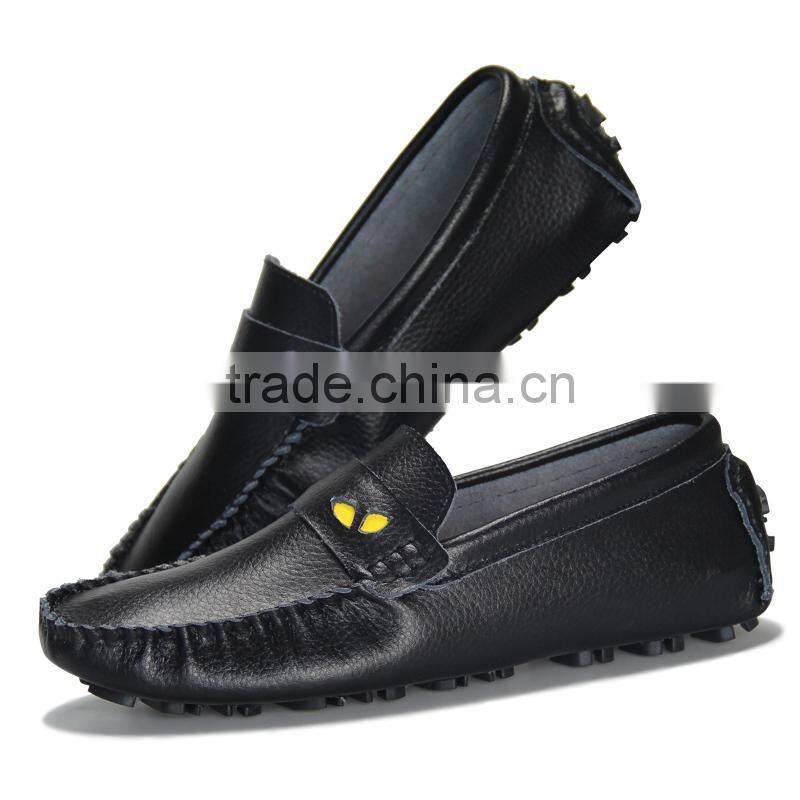 high quality little monsters genuine leather peas shoes casual fashion for men, adults casual shoes fashion from china factory