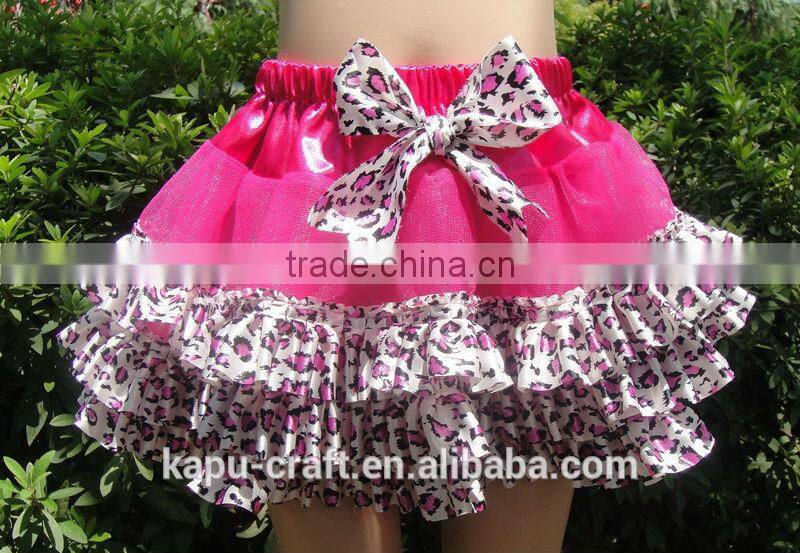 2015 new pattern design printed cotton baby kids wear mini skirts