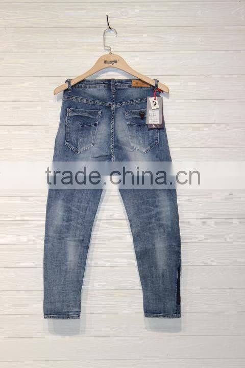 GZY Fashion customized size baggy soild men's design private label jeans casual jeans negotiate price