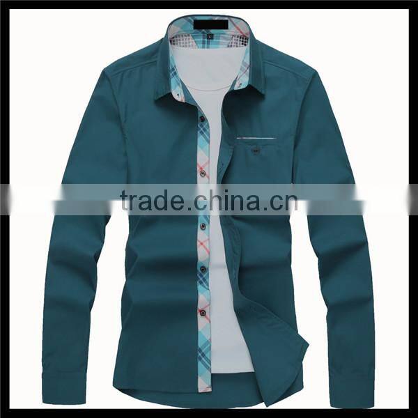 top quality newest fashion man long sleeve work shirts reflective tape