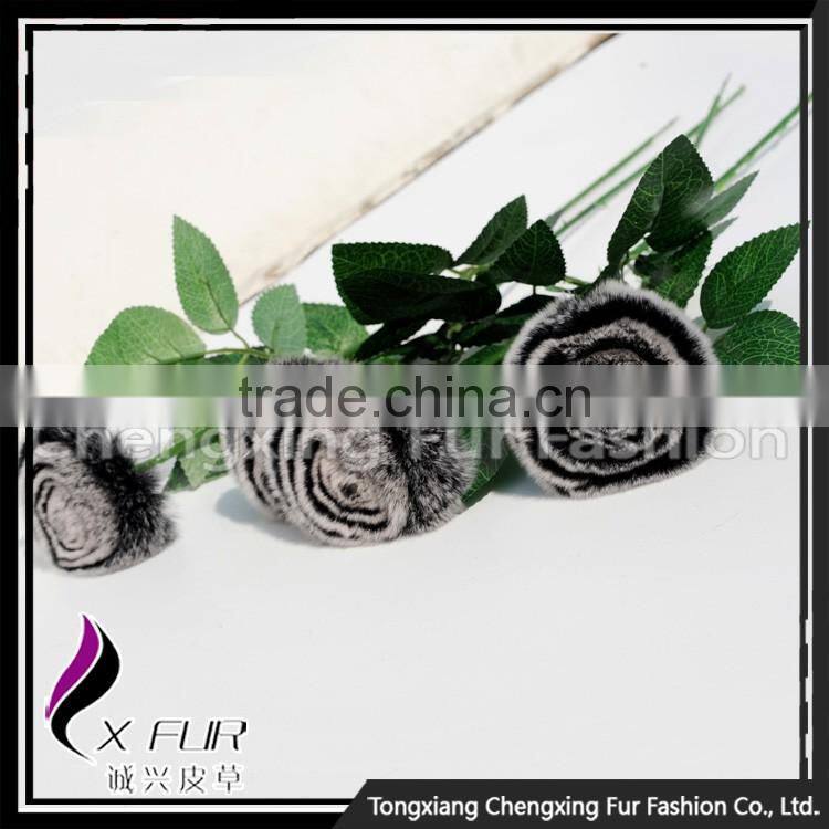 CX-A-69A Lastest Design Hot Popular Rex Rabbit Fur Walmart Wedding Flower