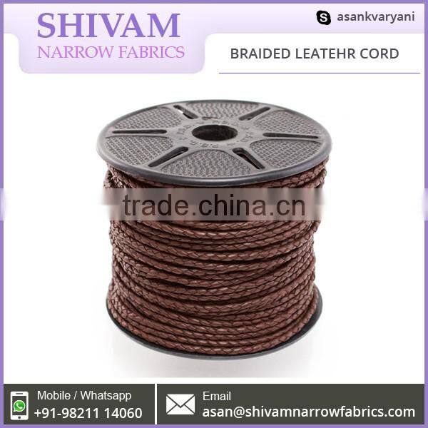 Genuine Flat Leather Cord