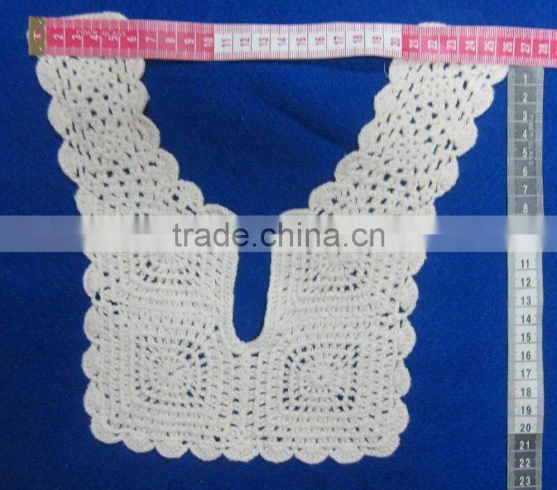 machine crochet cotton collar lace