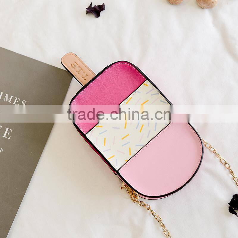 Factory cheap Bags Travel unique Girl Child Kids fashion School Bag purse for kids ice lolly