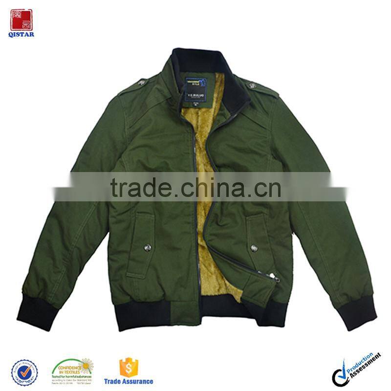 Fashion Red Stain Polyester Shiny Spring Men Bomber Jacket