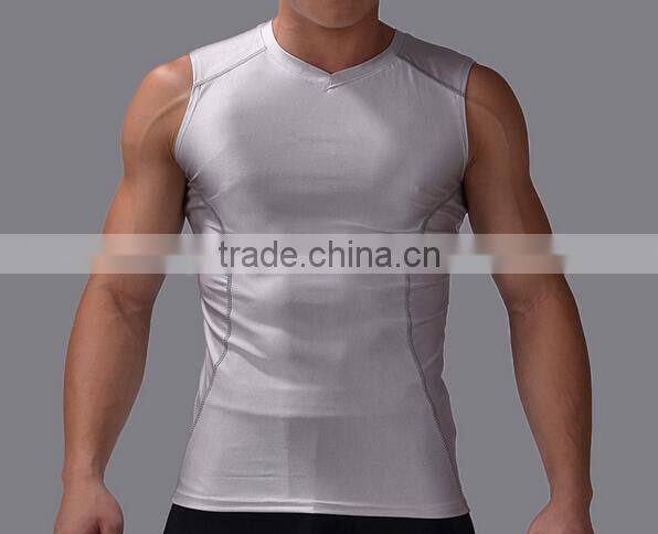high quality brand new men's fitness t shirt, dri fit fabric