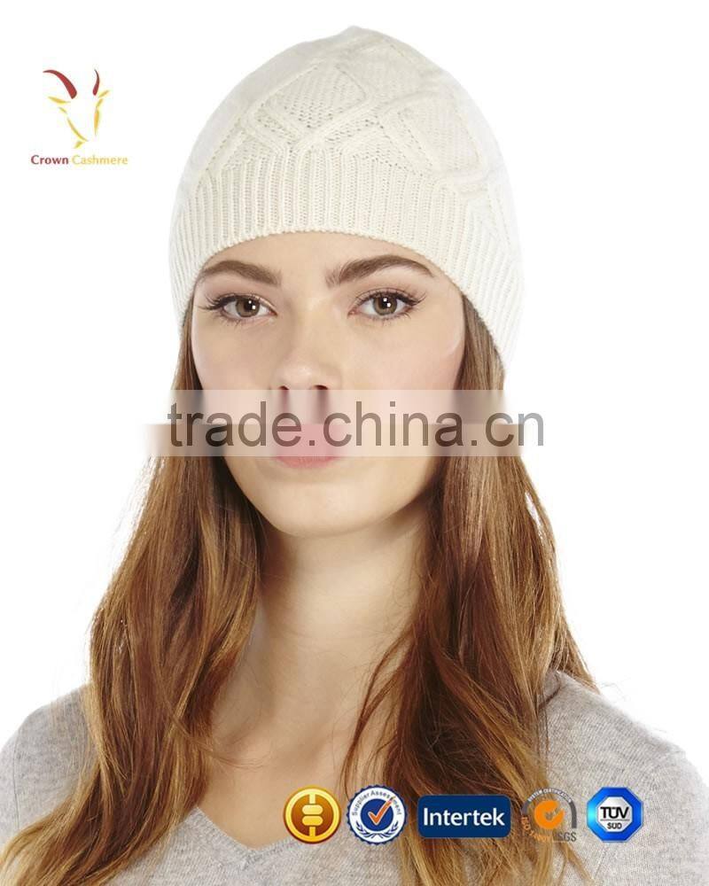 100% Wool Felt Crown Fold Knitted Hats