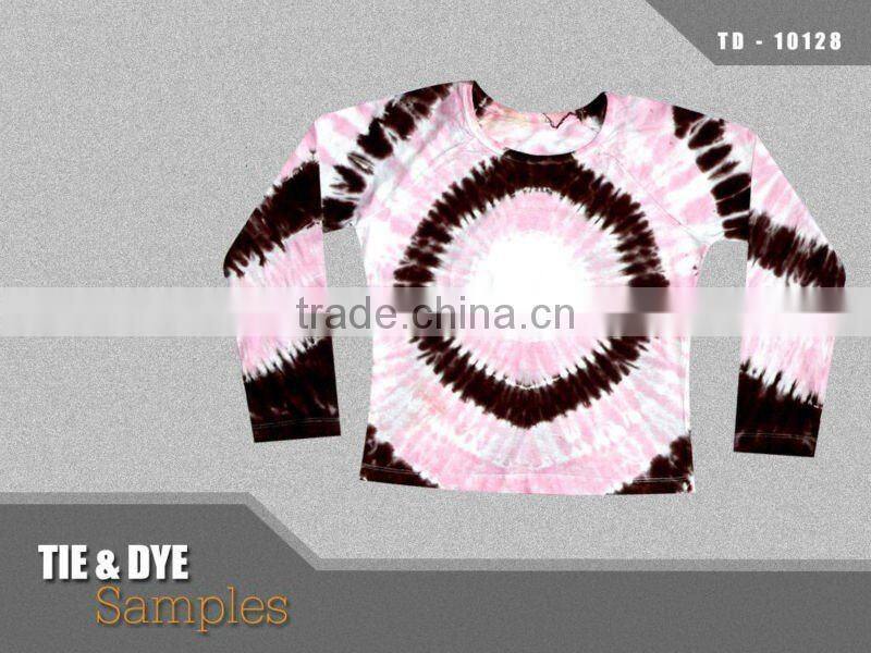 100 % COTTON KNITTED WOMEN'S TIE & DYE TOPS