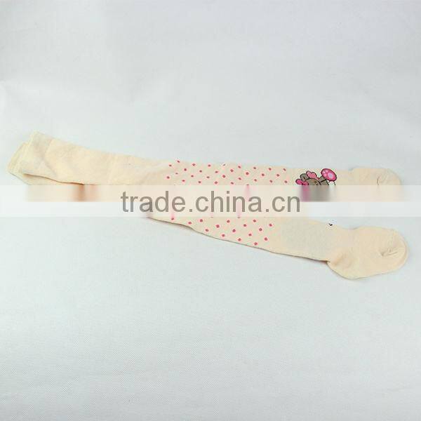 Comfortable cotton pantyhose tights for girls with nice cartoon