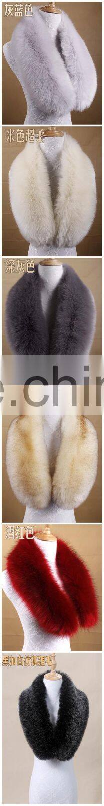 Fashion Faux Fox/raccoon Fur Collar Scarf Shawl Collar Women's Wrap Stole Scarves