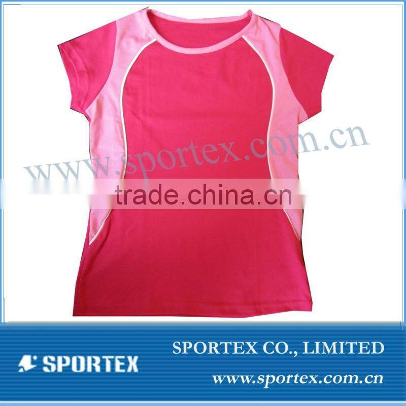 Sport lady cotton t shirt