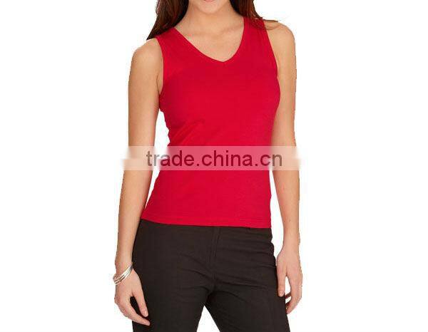 2013 Promotional Ladies V Neck Tank Tops