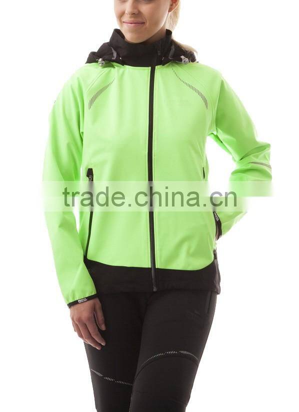 2016 high visibility membrane 3LL light women winter biker jacket