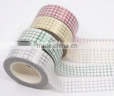 Foil Striped Washi Masking Decorative Tape
