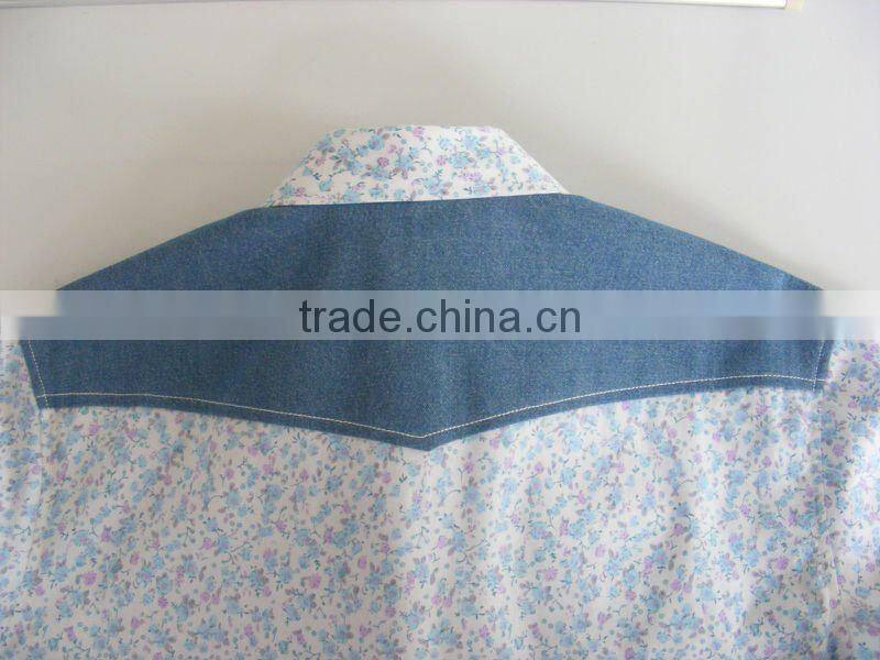 two pockets fancy men shirts printing