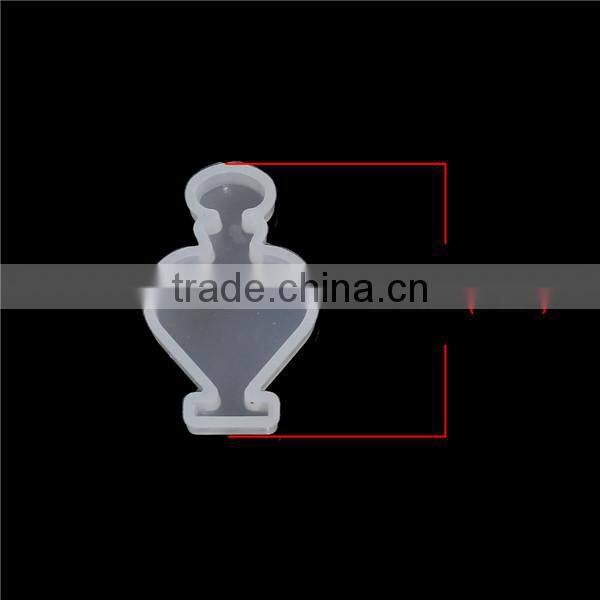 Silicone DIY Tools Resin Mold Heart Bottle White 44mm x 28mm