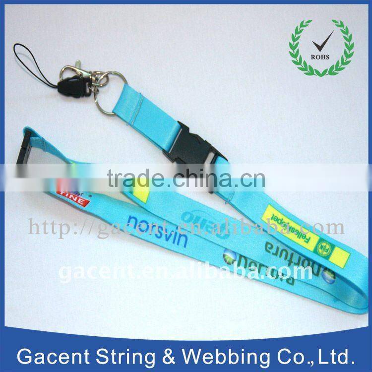Heat transfer printing lanyard