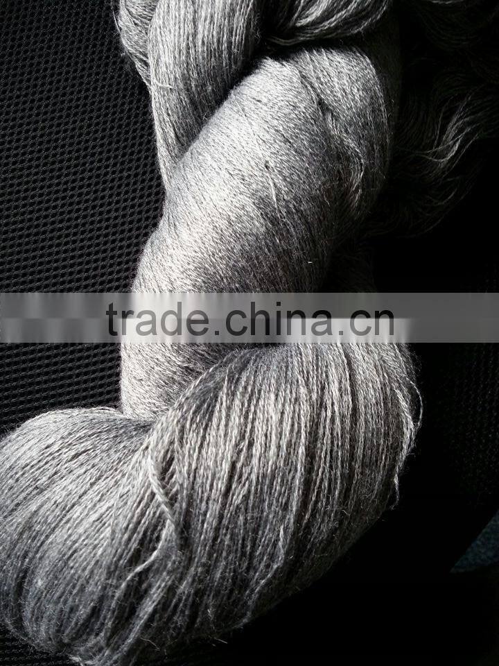 100% Acrylic yarn in NM28/2, 32/2, 36/2 raw white by hanks