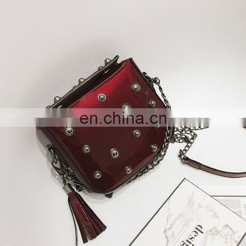 The Paint Bright Women Fashion Square Rivet All-Match Bangalor