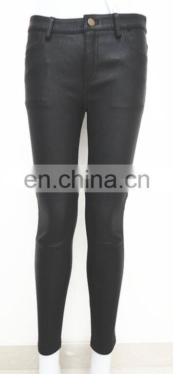 wholesale sexy stretch leggings stretch lamb leather pants stretch pants for women