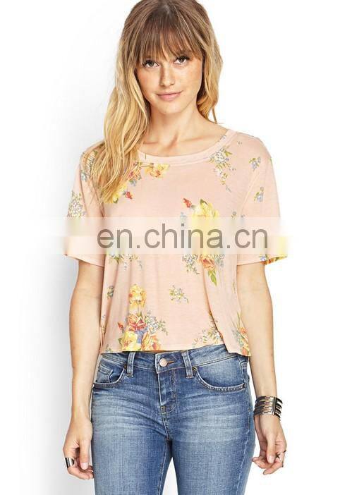 O-neck Printed Casual Fashion Design Women T Shirt T Shirt Women
