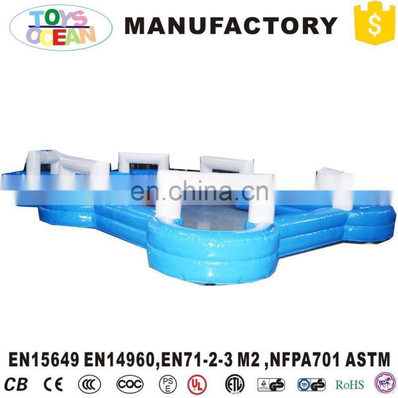 Inflatable Snooker Football Field Game With Big Snooker Ball