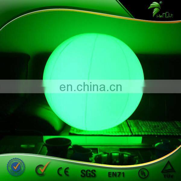 Diameter 1m Inflatable Helium LED Balloon , LED Sphere Lighting Helium Balloon