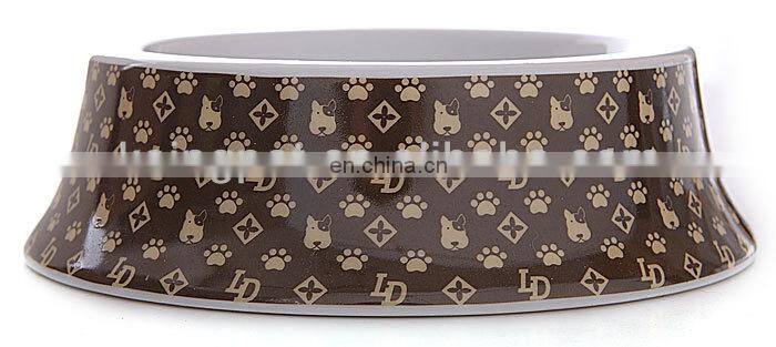 Hawaii Style white ceramic pet bowl, Good Quality food and water dog Feeder