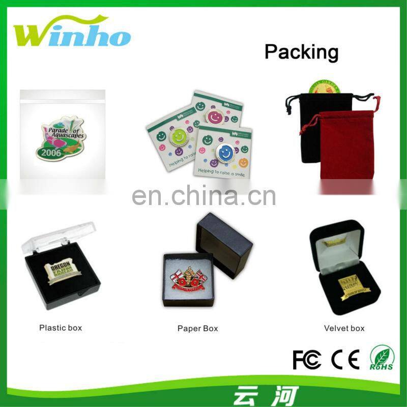 Winho custom enamel car badge