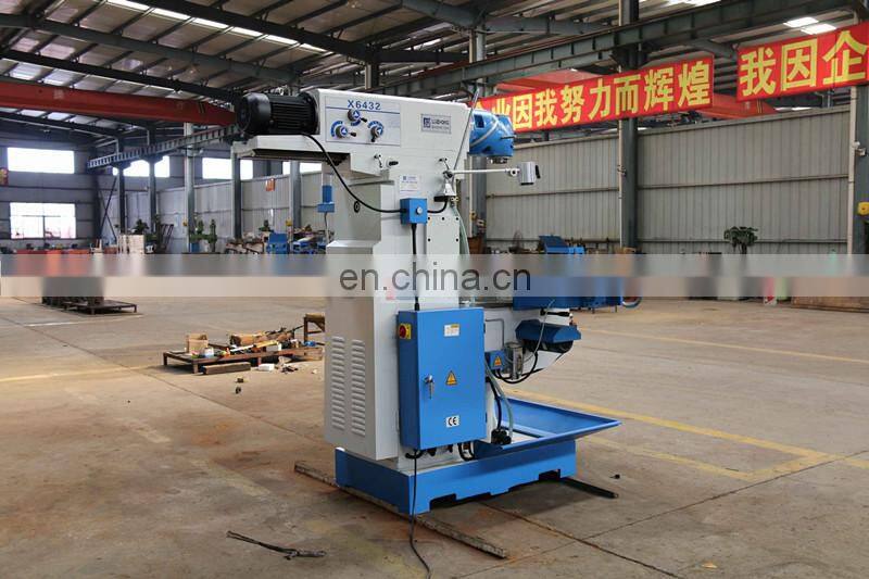X6432 X6436 Universal DRO Gear Swivel Head Milling Machine with Totary Table