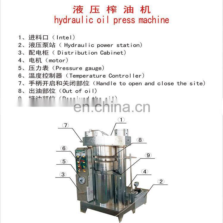 Best price cold press hydraulic oil press coconut oil mill olive avocado oil press machine