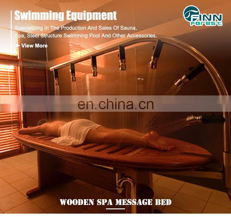 Wooden Vichy Bath Spa Bed Massage Water Bed