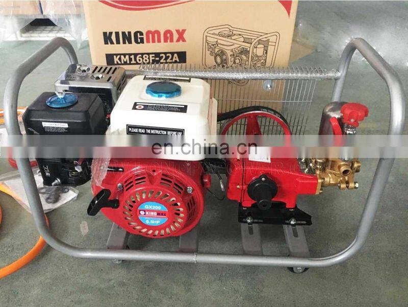 portable 4 stroke honda engine gx160 mini agriculture petrol gasoline power spray pump machine price