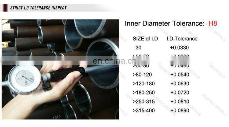 Normalized Hydraulic Cylinder Honed Tube Used For Hydraulic Lift