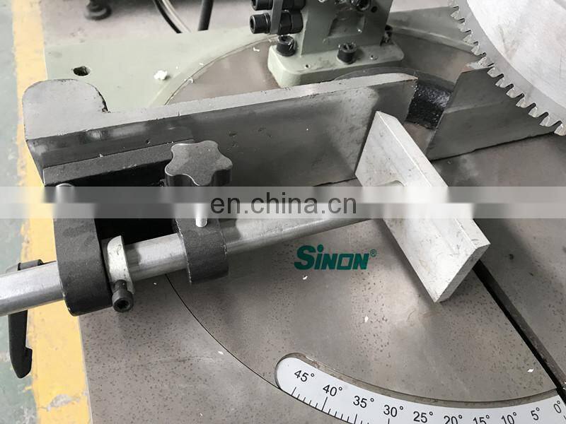 Two Head Any Angle UPVC Plastic Door and Window Profile Cutting Saw
