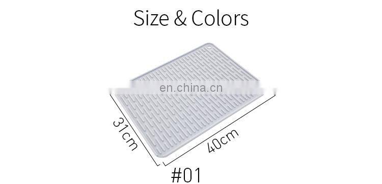 China factory wholesale kitchen placemat Insulation table dinner mat dish drying pvc table mat