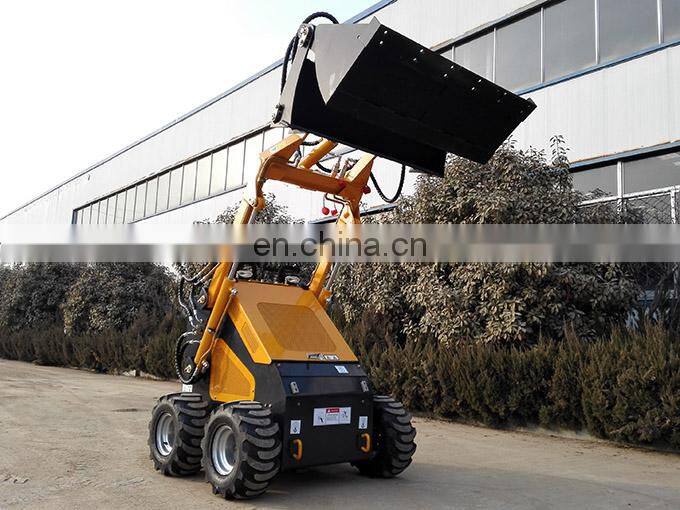 CE and EPA Certficat Chinese compact cheap skid steer mini skid steer loader with quick hitch