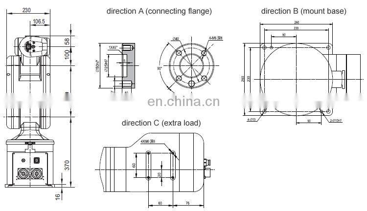 HONGJUN Industrial 6 axis 50kg loading Automatic Arc Welding Robot for sale